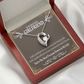 To My Girlfriend Precious Love Forever Necklace w Message Card-Express Your Love Gifts