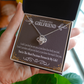 To My Girlfriend Precious Love Infinity Knot Necklace Message Card-Express Your Love Gifts