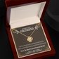 To My Girlfriend Precious Love Infinity Knot Necklace Message Card-Express Your Love Gifts