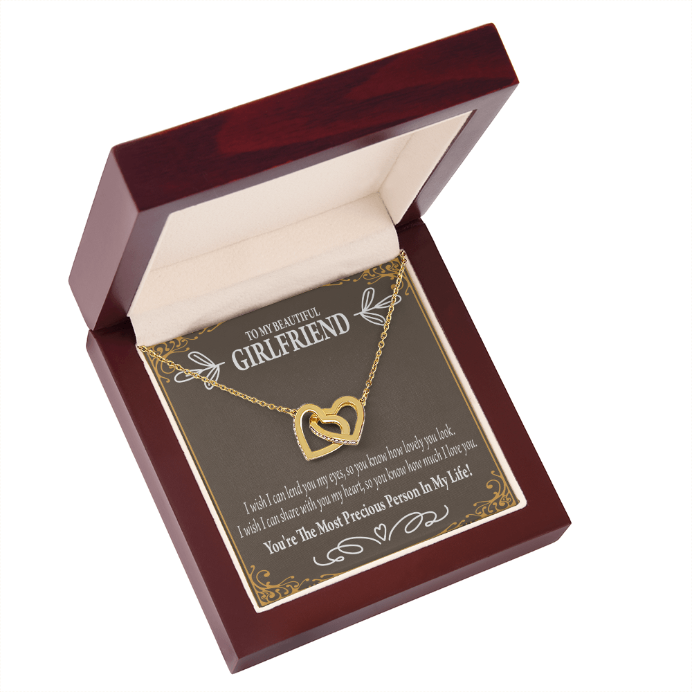To My Girlfriend Precious Love Inseparable Necklace-Express Your Love Gifts