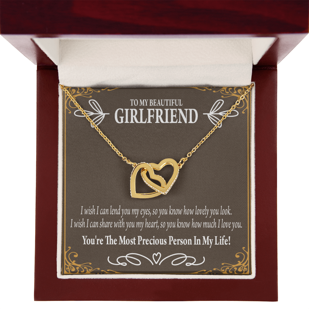 To My Girlfriend Precious Love Inseparable Necklace-Express Your Love Gifts