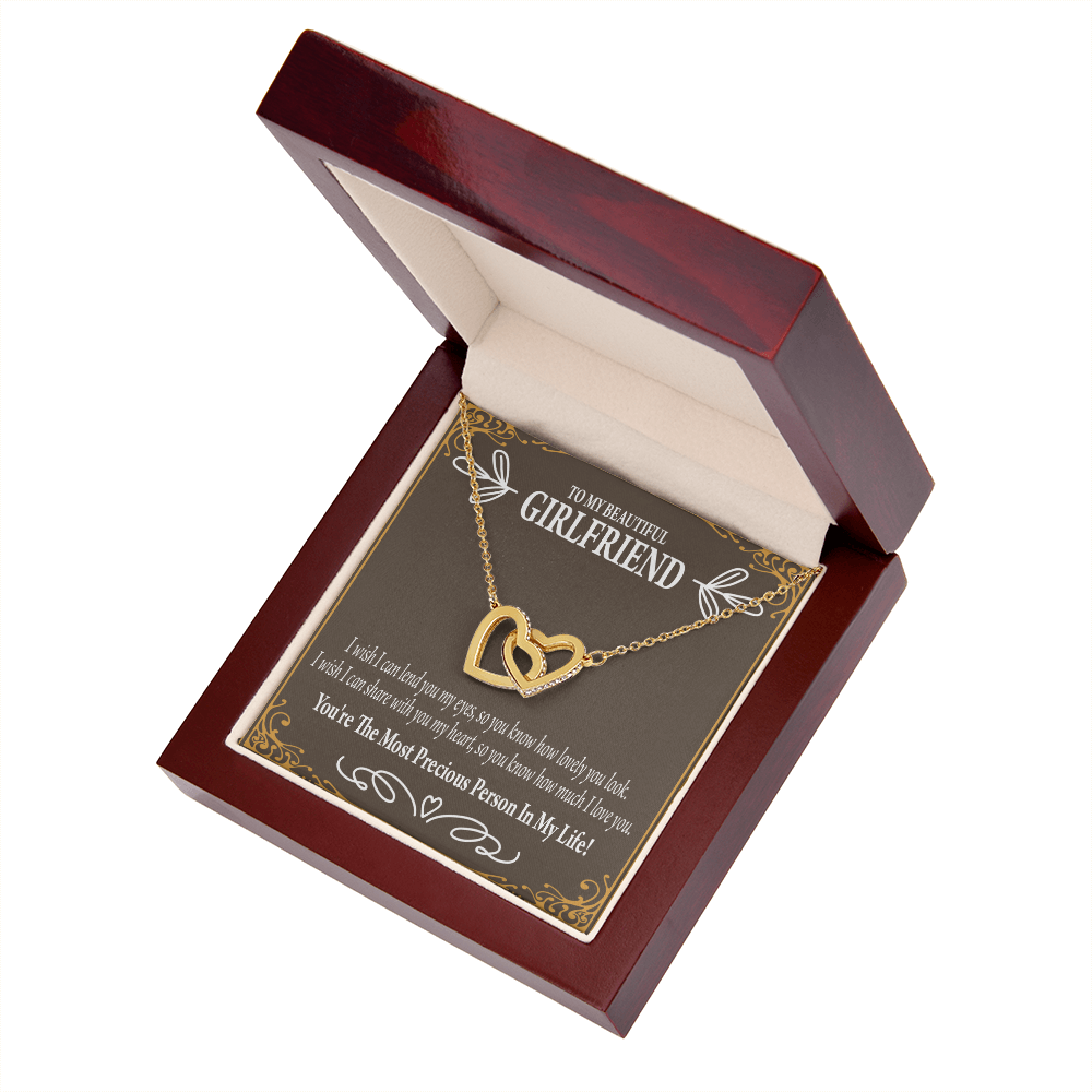 To My Girlfriend Precious Love Inseparable Necklace-Express Your Love Gifts