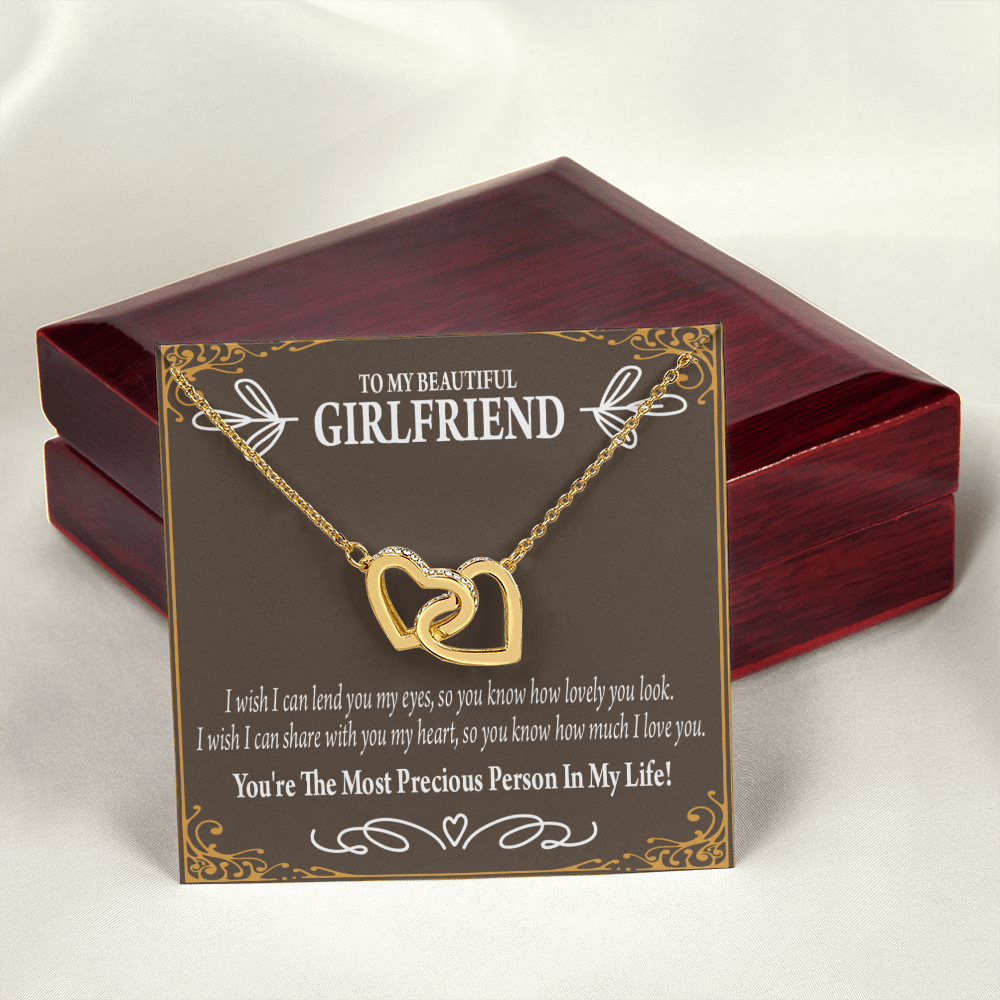 To My Girlfriend Precious Love Inseparable Necklace-Express Your Love Gifts