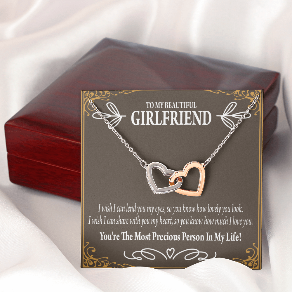 To My Girlfriend Precious Love Inseparable Necklace-Express Your Love Gifts