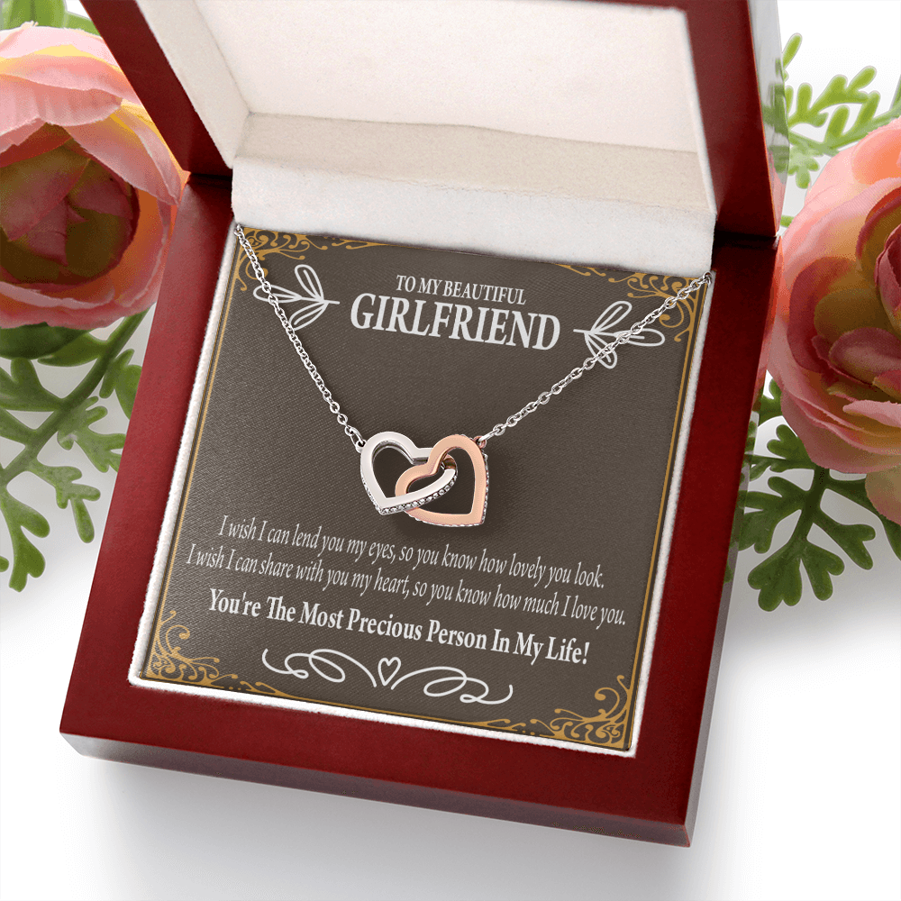 To My Girlfriend Precious Love Inseparable Necklace-Express Your Love Gifts