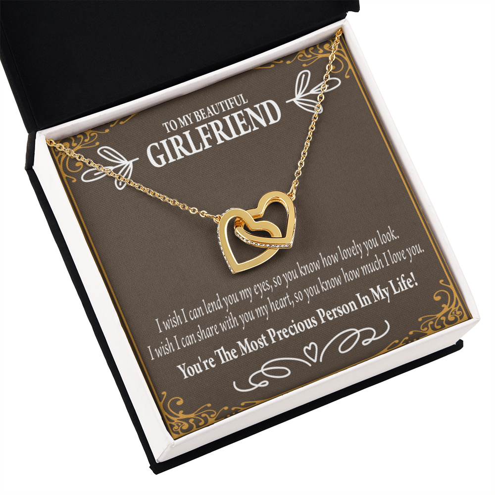 To My Girlfriend Precious Love Inseparable Necklace-Express Your Love Gifts