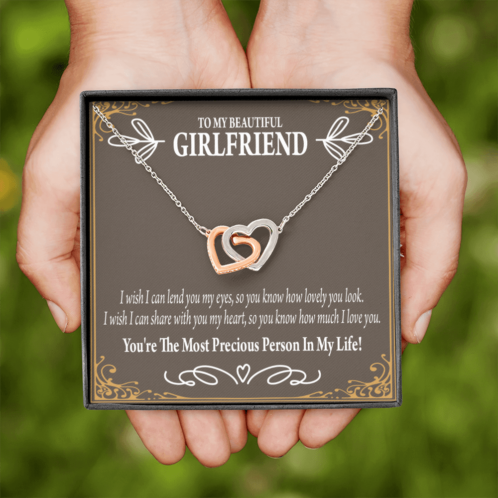 To My Girlfriend Precious Love Inseparable Necklace-Express Your Love Gifts