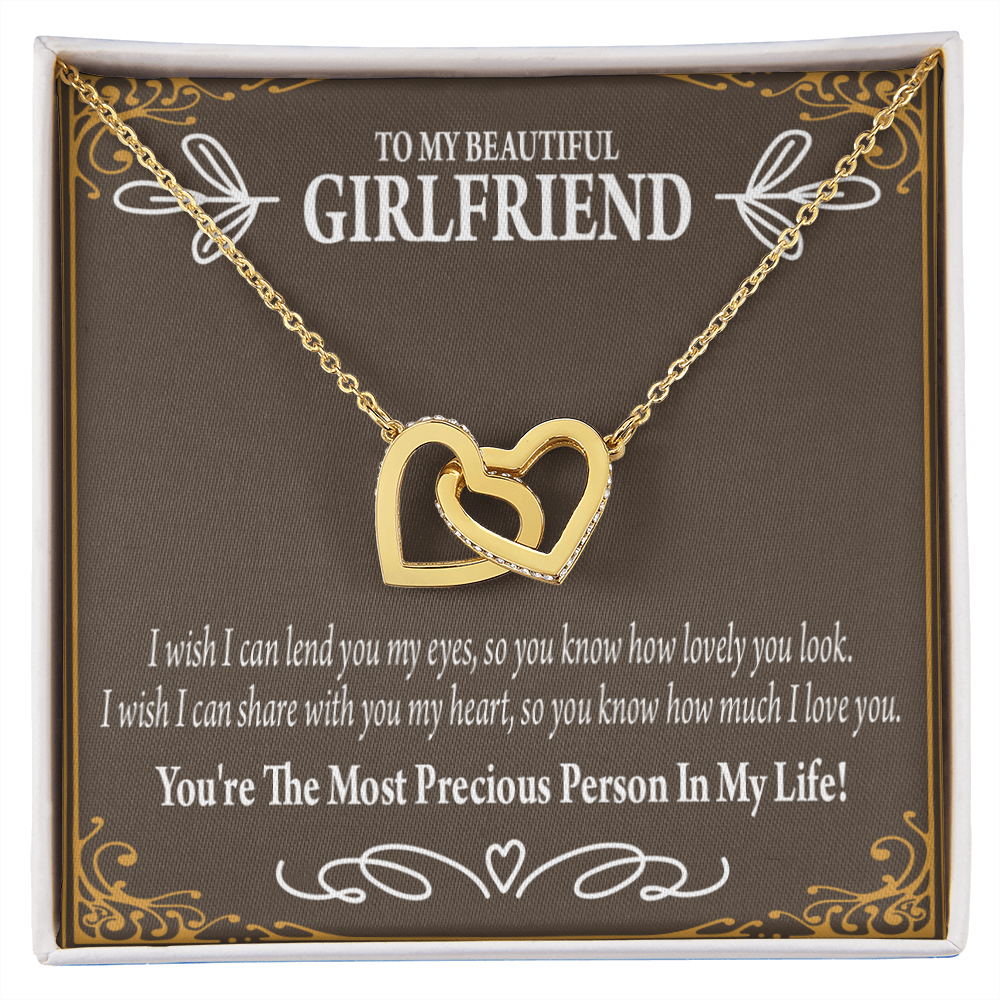 To My Girlfriend Precious Love Inseparable Necklace-Express Your Love Gifts