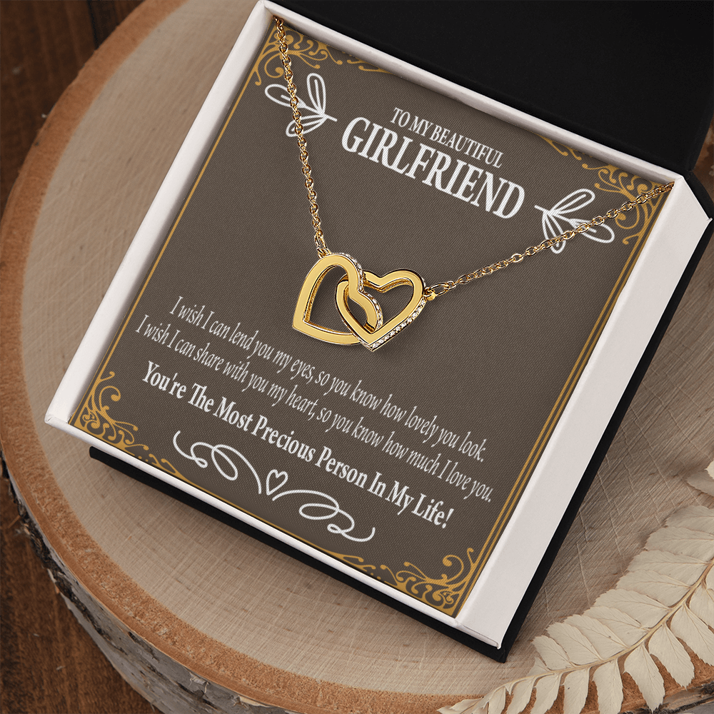 To My Girlfriend Precious Love Inseparable Necklace-Express Your Love Gifts