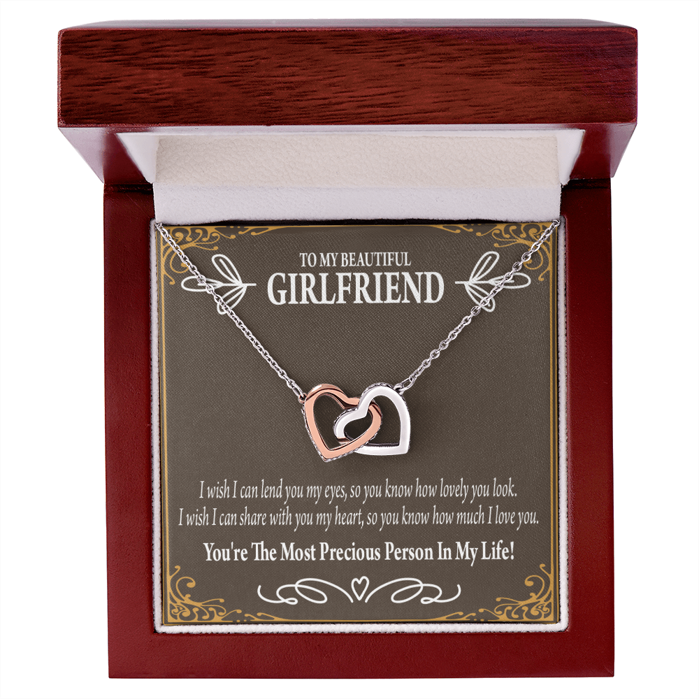 To My Girlfriend Precious Love Inseparable Necklace-Express Your Love Gifts
