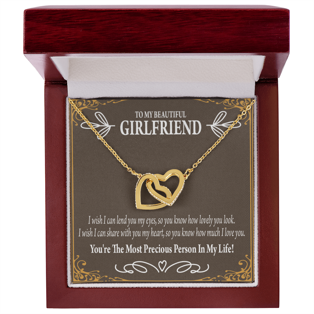 To My Girlfriend Precious Love Inseparable Necklace-Express Your Love Gifts