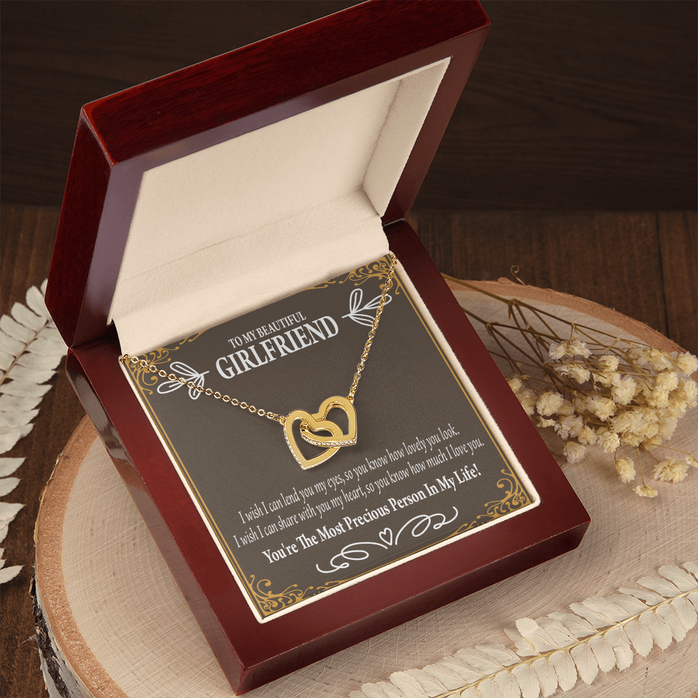 To My Girlfriend Precious Love Inseparable Necklace-Express Your Love Gifts