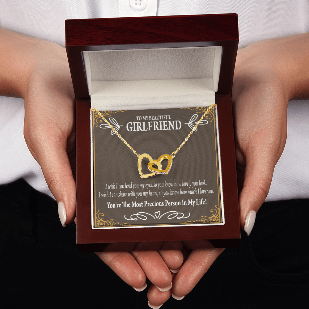 To My Girlfriend Precious Love Inseparable Necklace-Express Your Love Gifts