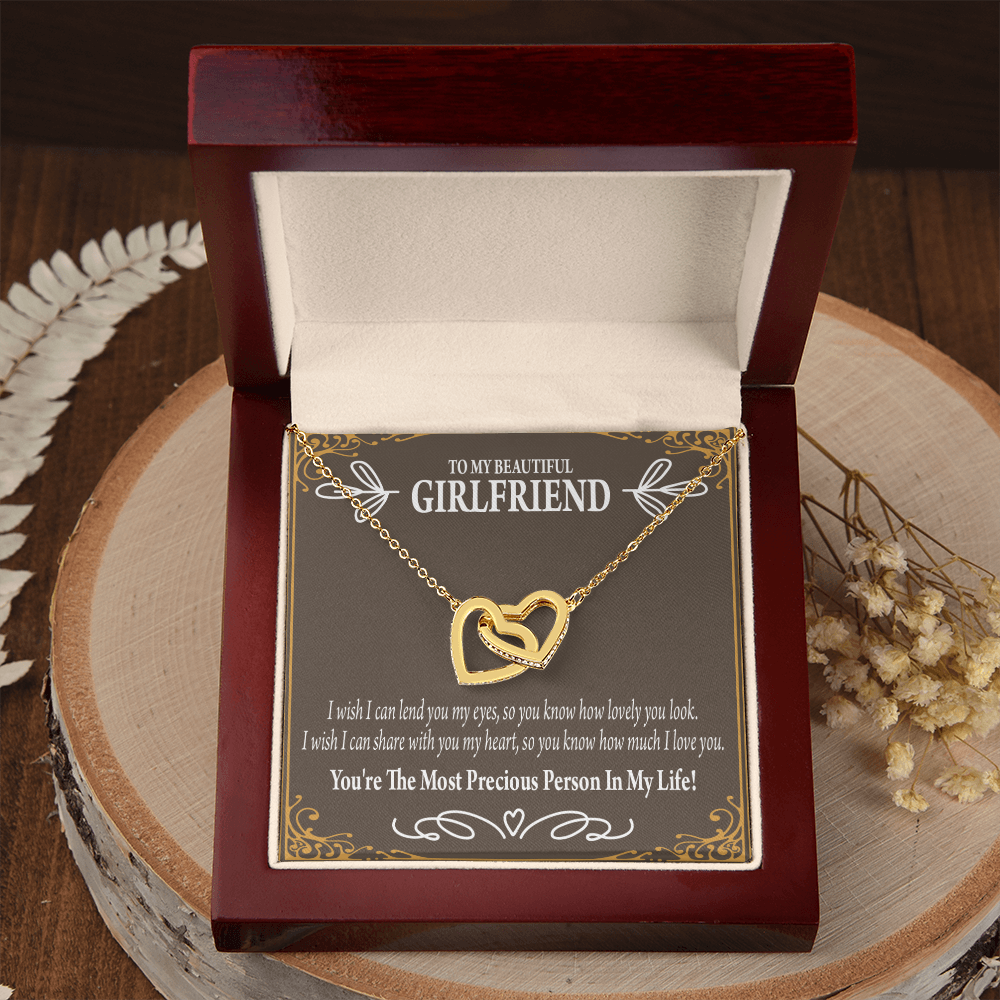 To My Girlfriend Precious Love Inseparable Necklace-Express Your Love Gifts