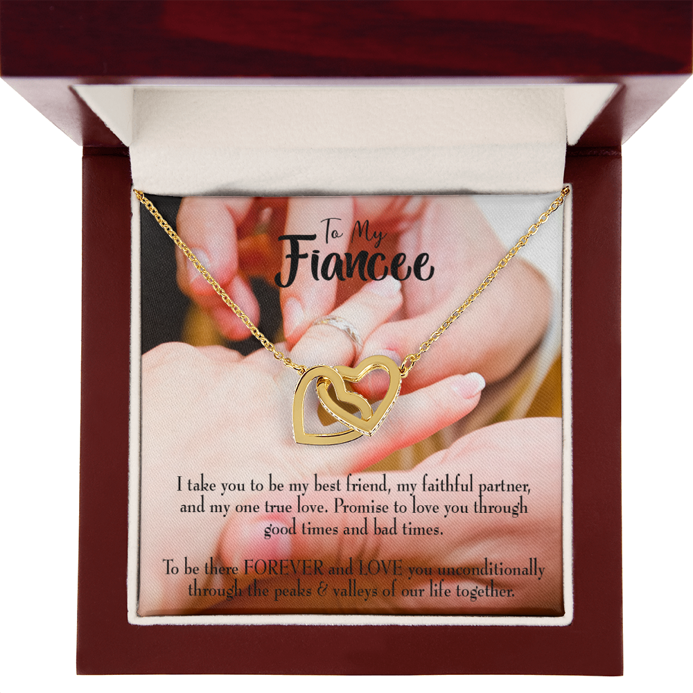 To My Girlfriend Promise to Fianceee Inseparable Necklace-Express Your Love Gifts