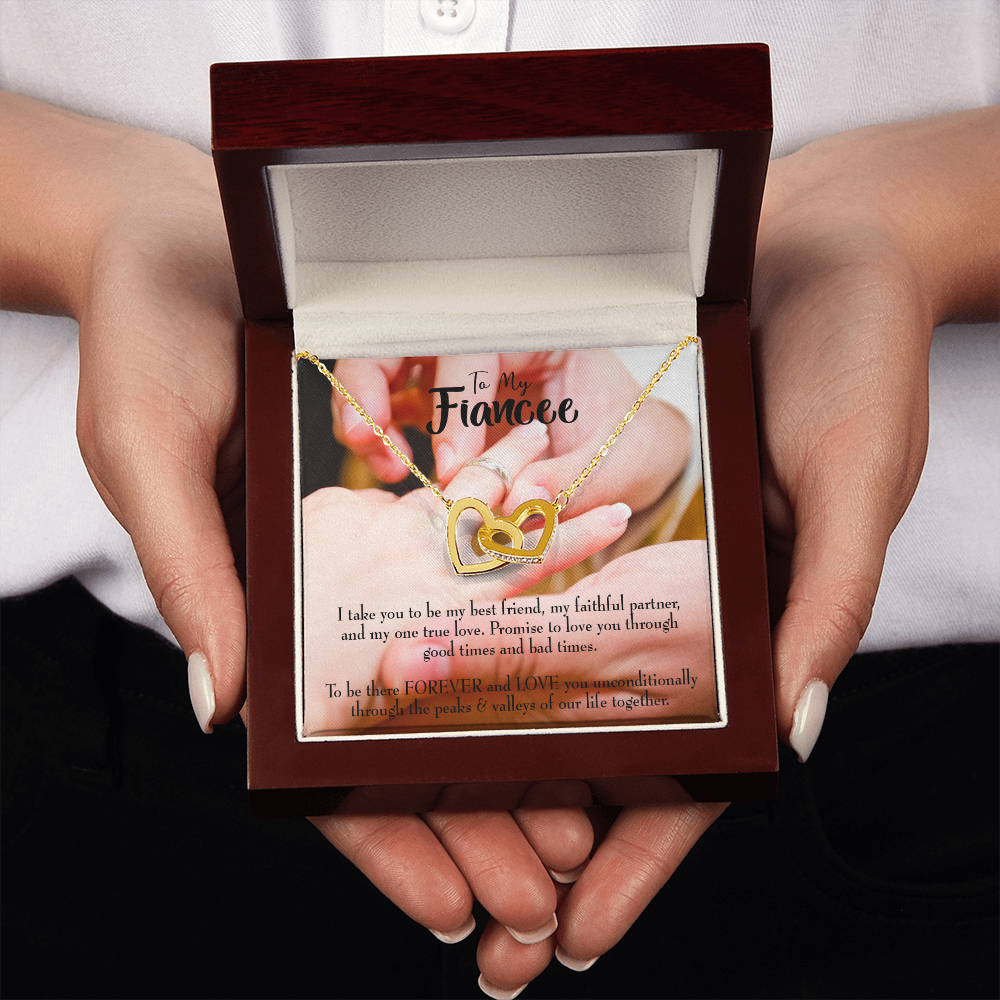 To My Girlfriend Promise to Fianceee Inseparable Necklace-Express Your Love Gifts