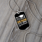 To My Girlfriend Proud Girlfriend Of The Graduate Necklace Stainless Steel or 18k Gold Dog Tag 24" Chain-Express Your Love Gifts