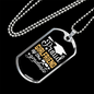 To My Girlfriend Proud Girlfriend Of The Graduate Necklace Stainless Steel or 18k Gold Dog Tag 24" Chain-Express Your Love Gifts