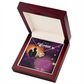 To My Girlfriend Rare Jewel Infinity Knot Necklace Message Card-Express Your Love Gifts