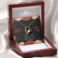 To My Girlfriend Really Love You English Forever Necklace w Message Card-Express Your Love Gifts