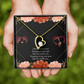 To My Girlfriend Really Love You English Forever Necklace w Message Card-Express Your Love Gifts