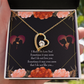 To My Girlfriend Really Love You English Forever Necklace w Message Card-Express Your Love Gifts