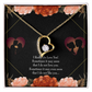 To My Girlfriend Really Love You English Forever Necklace w Message Card-Express Your Love Gifts