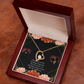 To My Girlfriend Really Love You English Forever Necklace w Message Card-Express Your Love Gifts