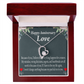 To My Girlfriend Reason For Everything Forever Necklace w Message Card-Express Your Love Gifts
