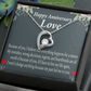 To My Girlfriend Reason For Everything Forever Necklace w Message Card-Express Your Love Gifts