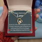 To My Girlfriend Reason For Everything Forever Necklace w Message Card-Express Your Love Gifts