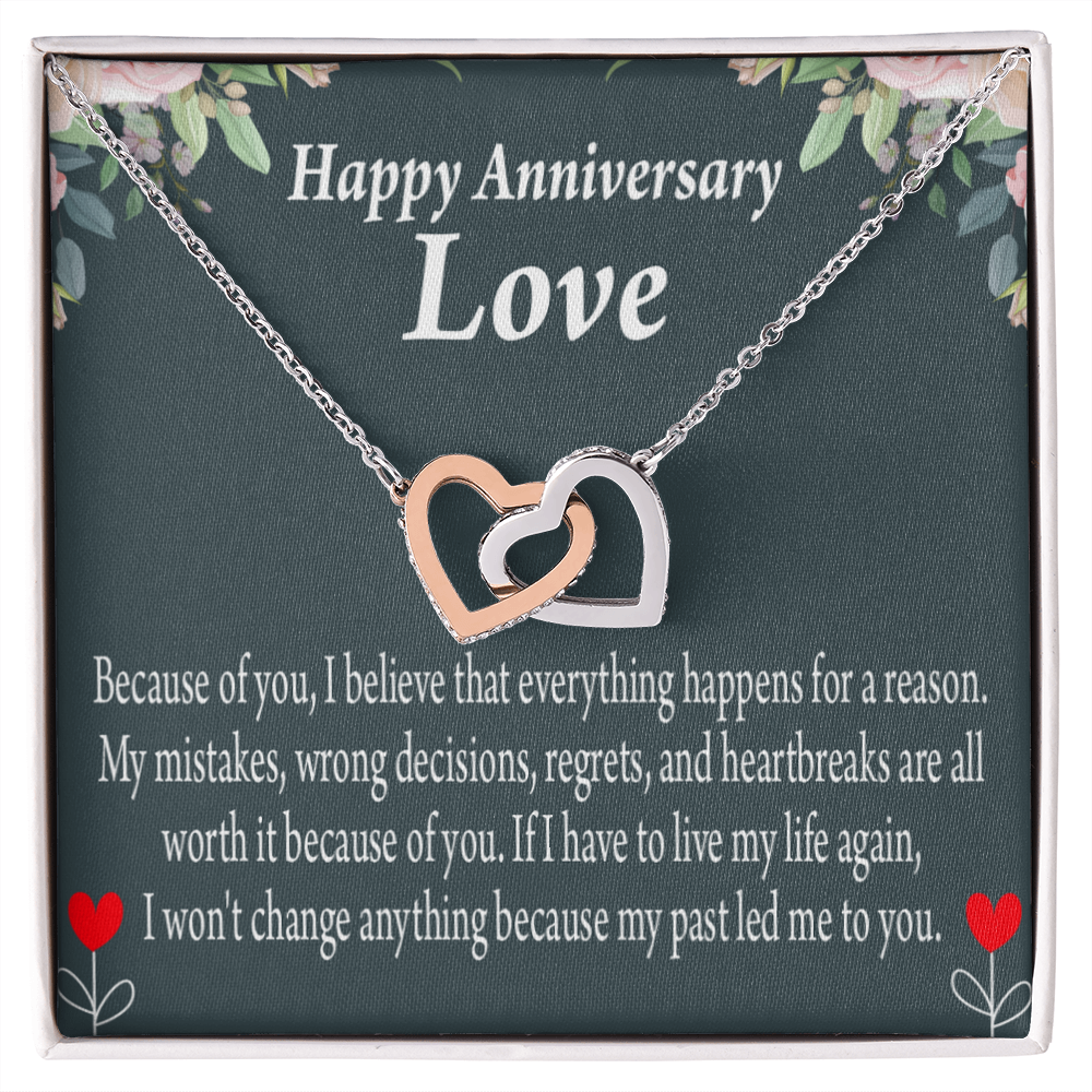 To My Girlfriend Reason For Everything Inseparable Necklace-Express Your Love Gifts