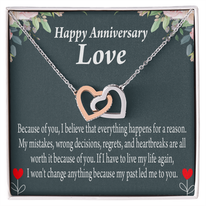 To My Girlfriend Reason For Everything Inseparable Necklace-Express Your Love Gifts