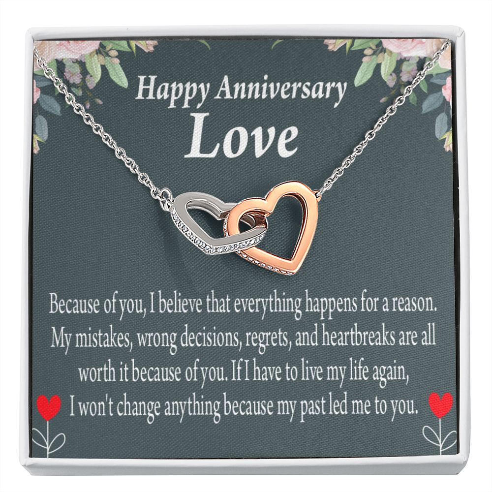 To My Girlfriend Reason For Everything Inseparable Necklace-Express Your Love Gifts
