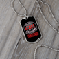 To My Girlfriend Redhead Girlfriend Necklace Stainless Steel or 18k Gold Dog Tag 24" Chain-Express Your Love Gifts