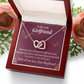 To My Girlfriend Right Next To You Is My Favorite Place Inseparable Necklace-Express Your Love Gifts