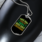 To My Girlfriend Sexy Disc Golf Girlfriend Necklace Stainless Steel or 18k Gold Dog Tag 24" Chain-Express Your Love Gifts