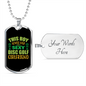 To My Girlfriend Sexy Disc Golf Girlfriend Necklace Stainless Steel or 18k Gold Dog Tag 24" Chain-Express Your Love Gifts