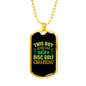 To My Girlfriend Sexy Disc Golf Girlfriend Necklace Stainless Steel or 18k Gold Dog Tag 24" Chain-Express Your Love Gifts