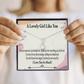 To My Girlfriend So Happy Alluring Ribbon Necklace Message Card-Express Your Love Gifts