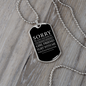 To My Girlfriend Sorry Girlfriend Necklace Stainless Steel or 18k Gold Dog Tag 24" Chain-Express Your Love Gifts