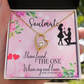 To My Girlfriend SoulMate Forever Necklace w Message Card-Express Your Love Gifts