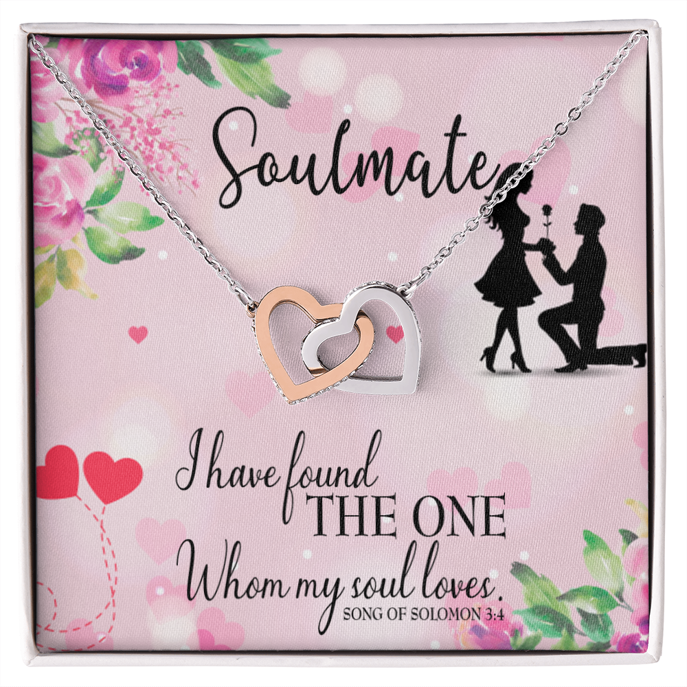 To My Girlfriend SoulMate Inseparable Necklace-Express Your Love Gifts