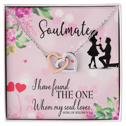 To My Girlfriend SoulMate Inseparable Necklace-Express Your Love Gifts