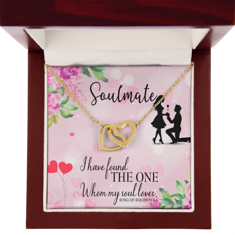 To My Girlfriend SoulMate Inseparable Necklace-Express Your Love Gifts