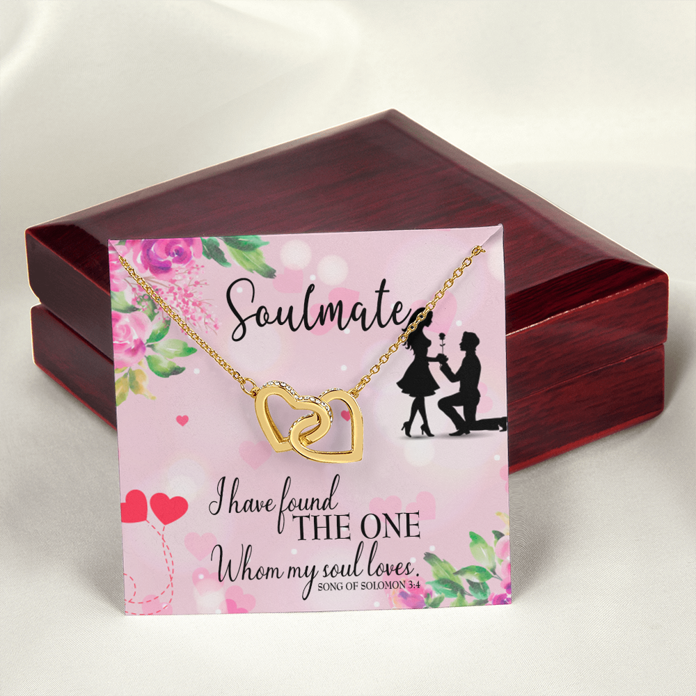 To My Girlfriend SoulMate Inseparable Necklace-Express Your Love Gifts