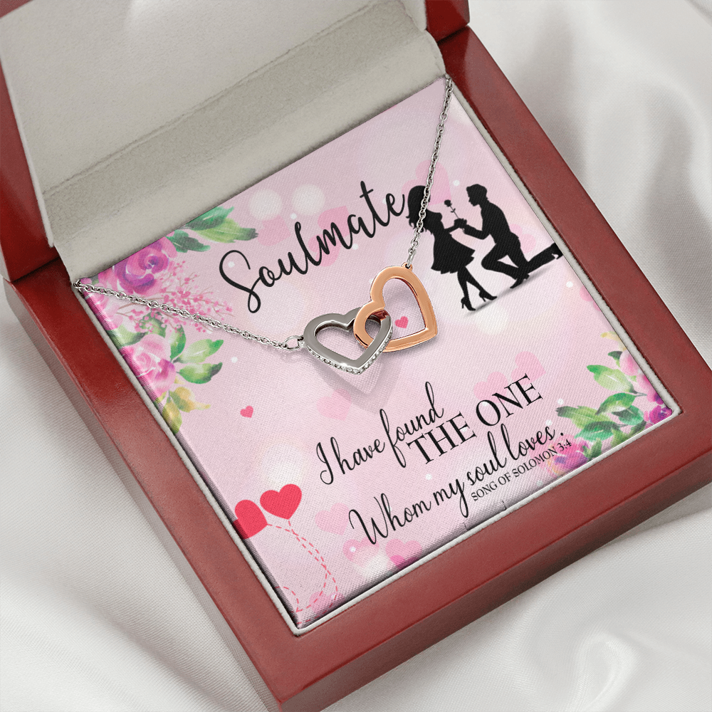 To My Girlfriend SoulMate Inseparable Necklace-Express Your Love Gifts