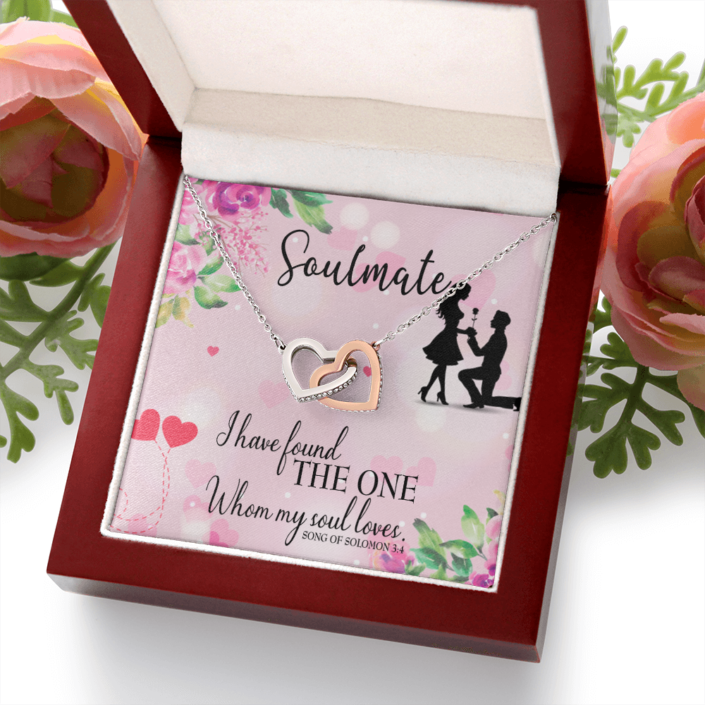 To My Girlfriend SoulMate Inseparable Necklace-Express Your Love Gifts