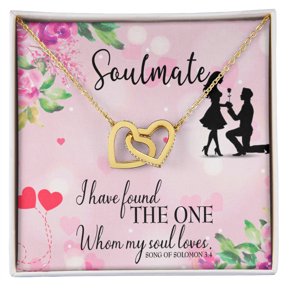 To My Girlfriend SoulMate Inseparable Necklace-Express Your Love Gifts