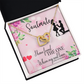 To My Girlfriend SoulMate Inseparable Necklace-Express Your Love Gifts
